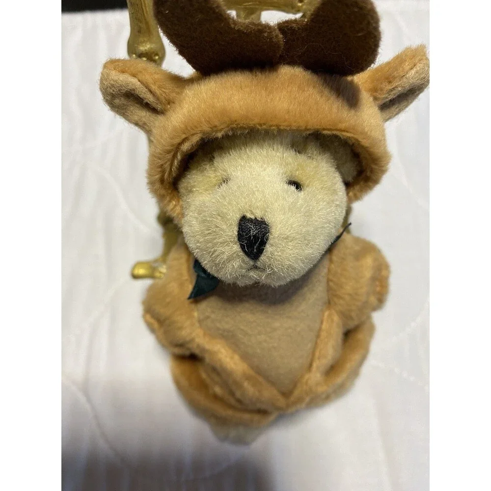 GANZ Wee Bear Village Bear Chocolate Moose 5 Inch Mini Teddy Bear Vintage
